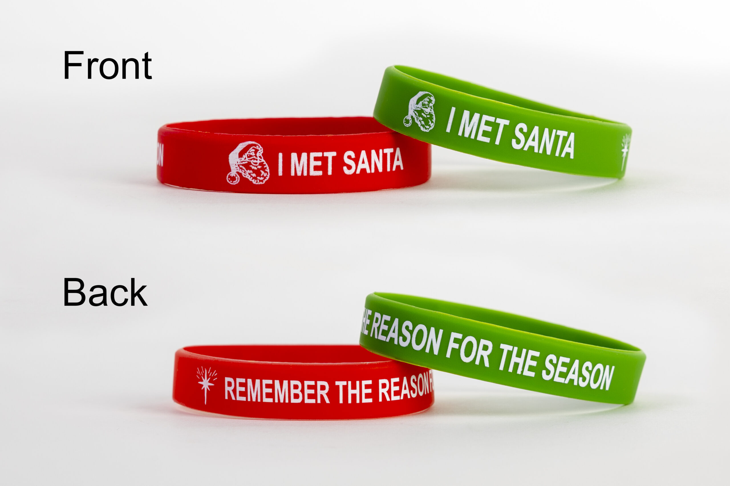 Santa & Mrs Claus Silicone Wristbands $12.95 Flat Shipping Special - Image 4