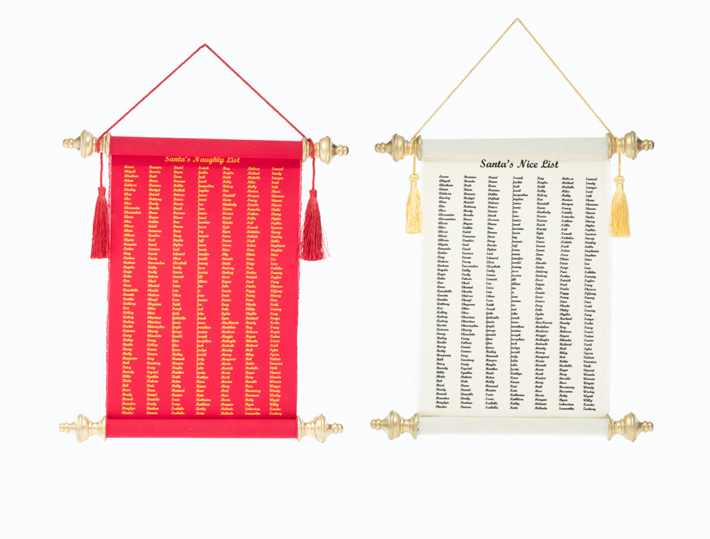 Naughty & Nice Scrolls Santa's OneStop Shop