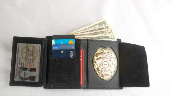 Marshal Genuine Leather Badge Wallet