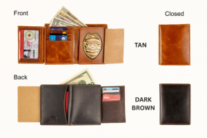 Marshal Genuine "High Quality" Leather Badge Wallet